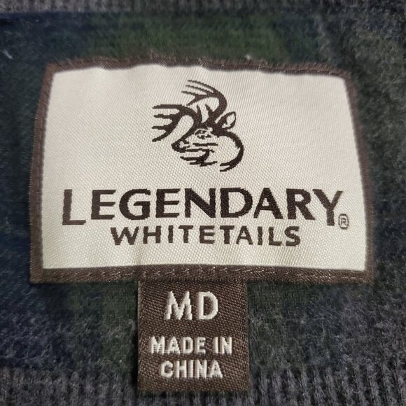 Legendary Whitetails Mens Archer Thermal Lined Flannel Shirt Jacket Size M Green - Picture 7 of 14